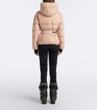 Moncler Grenoble Bouquetin belted hooded down ski jacket