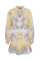 TwinSet Ramie Floral Dress