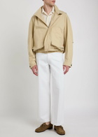 Calvin Klein Donald Patch-pocket Cotton Jacket Off White