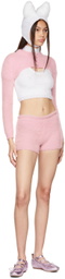 Mimi Wade Pink Mohair Shorts