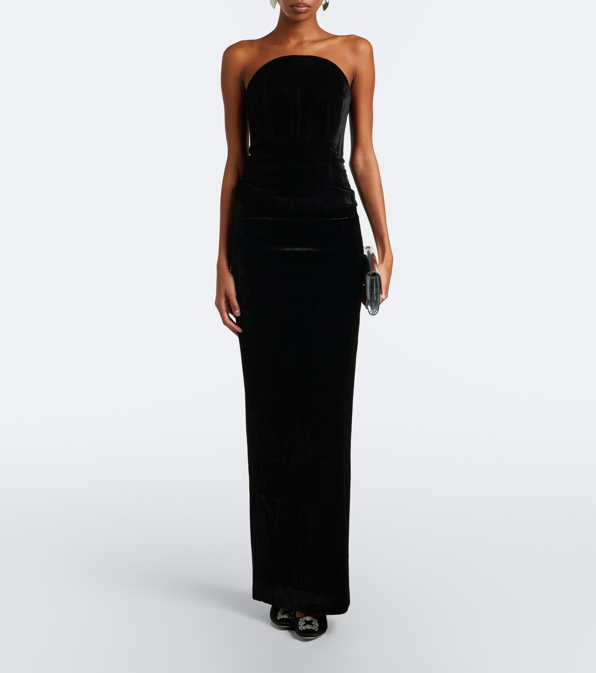 Roland Mouret Velvet corset