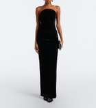 Roland Mouret Velvet corset