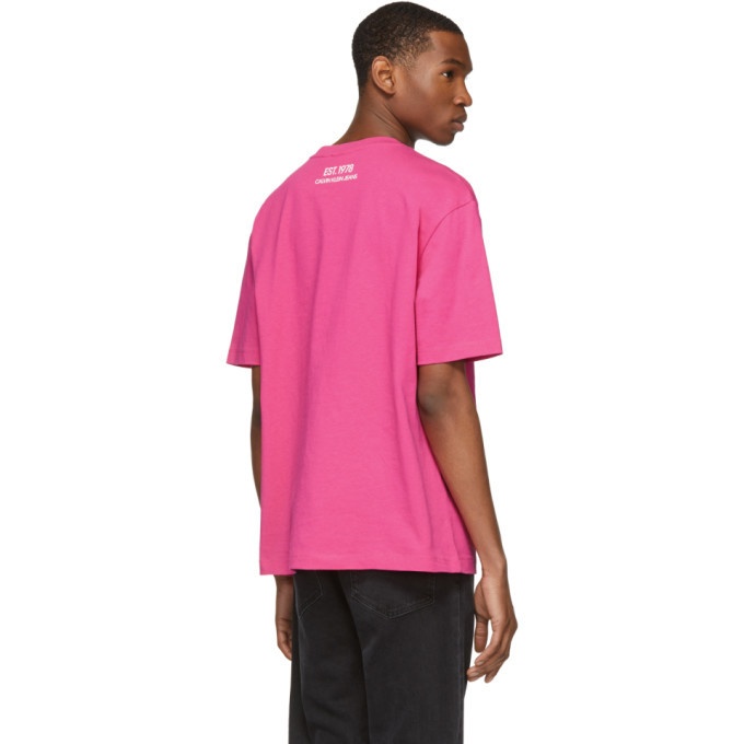 Calvin Klein 1978 Klein Jeans 1978 Jeans Calvin Printed Est. Icon Pink Est. T-Shirt