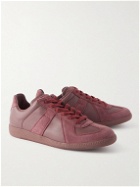 Maison Margiela - Replica Leather and Suede Sneakers - Pink