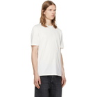 Hugo Off-White Mercerised Cotton Slim-Fit T-shirt
