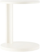 Ann Demeulemeester White Serax Edition Aura Low Side Table