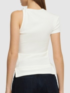 CHRISTOPHER ESBER - Twisted Side Cutout One Short Sleeve Top