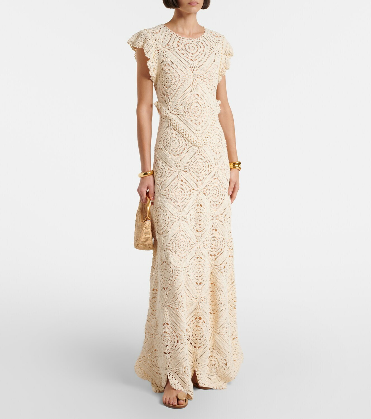 Ulla Johnson Annalisa crochet cotton maxi dress
