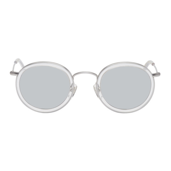 Photo: Han Kjobenhavn Transparent and Silver Titanium Drum Sunglasses