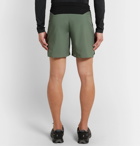 On - Slim-Fit Stretch-Shell and Mesh Shorts - Green