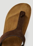 Jimmy Flat Sandals in Brown