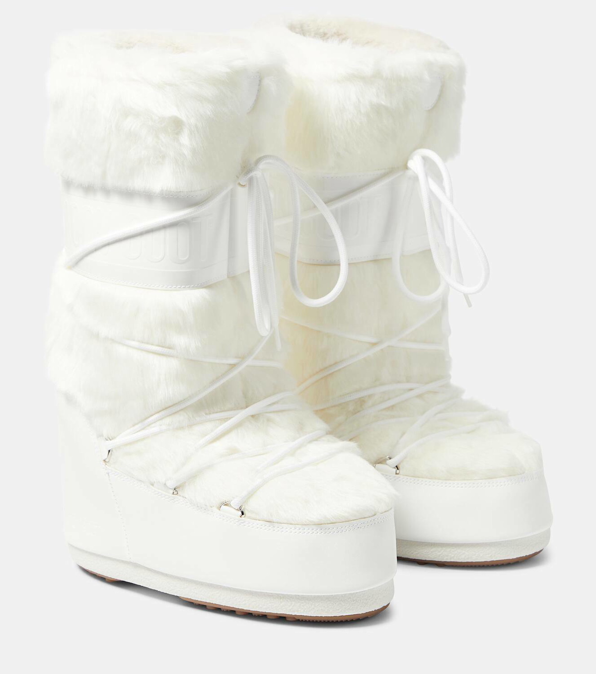 Moon Boot Icon faux fur-trimmed snow boots Moon Boot