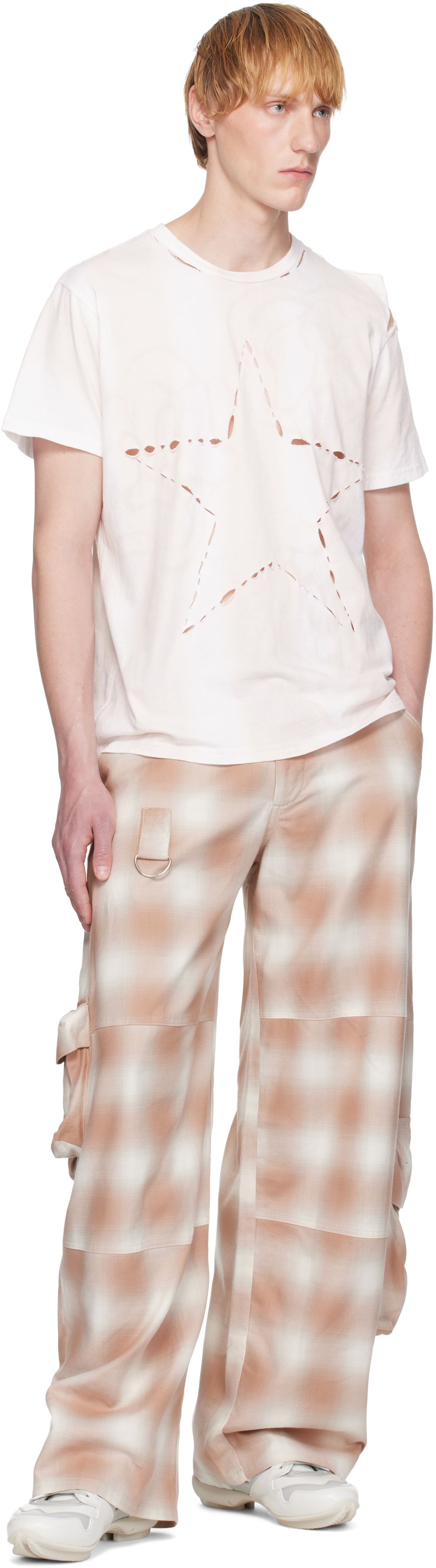 Collina Strada Orange Lawn Cargo Pants