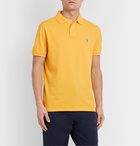 Polo Ralph Lauren - Slim-Fit Logo-Embroidered Cotton-Piqué Polo Shirt - Yellow