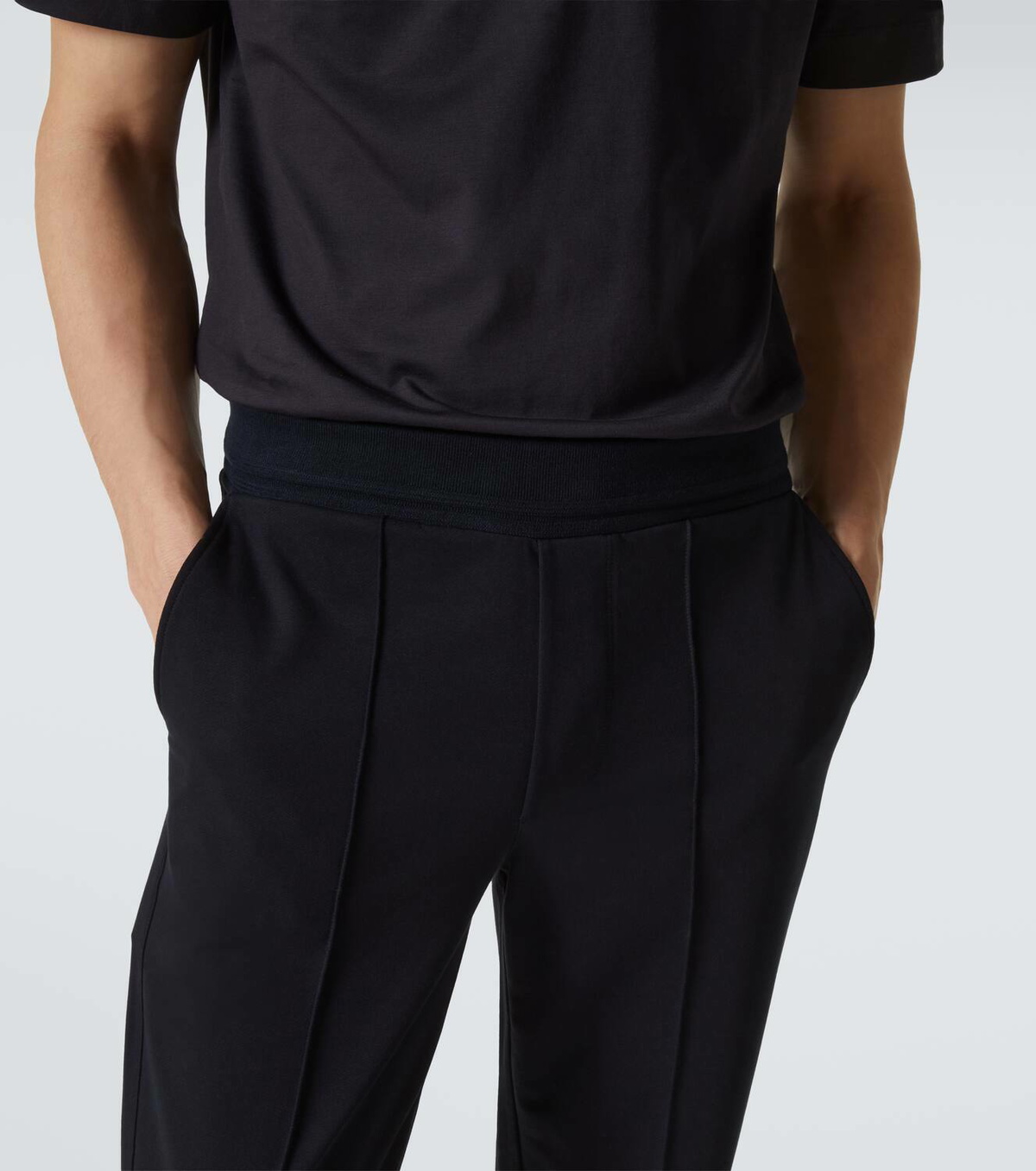 Zegna Cotton-blend jersey sweatpants