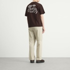 Karma8a Men's Logo Pocket Rue T-Shirt in Brown