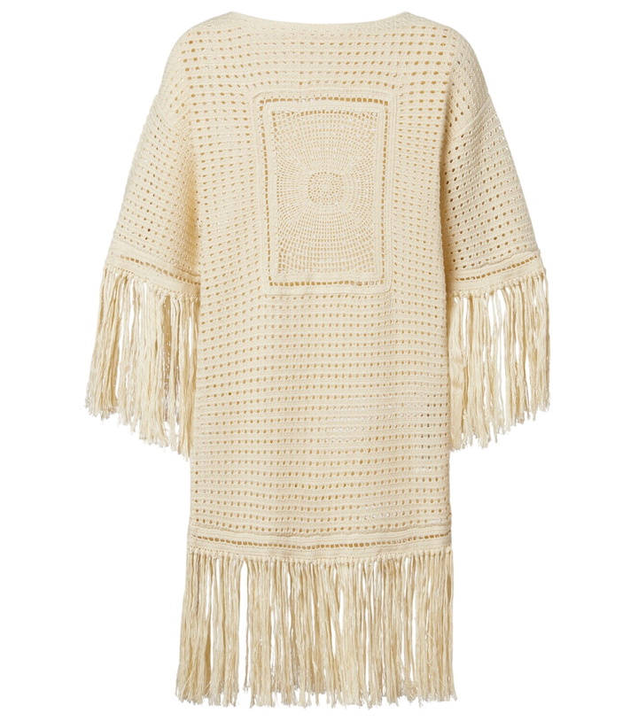 ZIMMERMANN Ottie Linen Embroidered Mini Dress Zimmermann