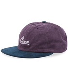 By Parra Men's Painters Script Cord 6 Panel Cap in Purple