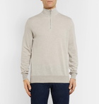Loro Piana - Roadster Cashmere Half-Zip Sweater - Men - Neutral