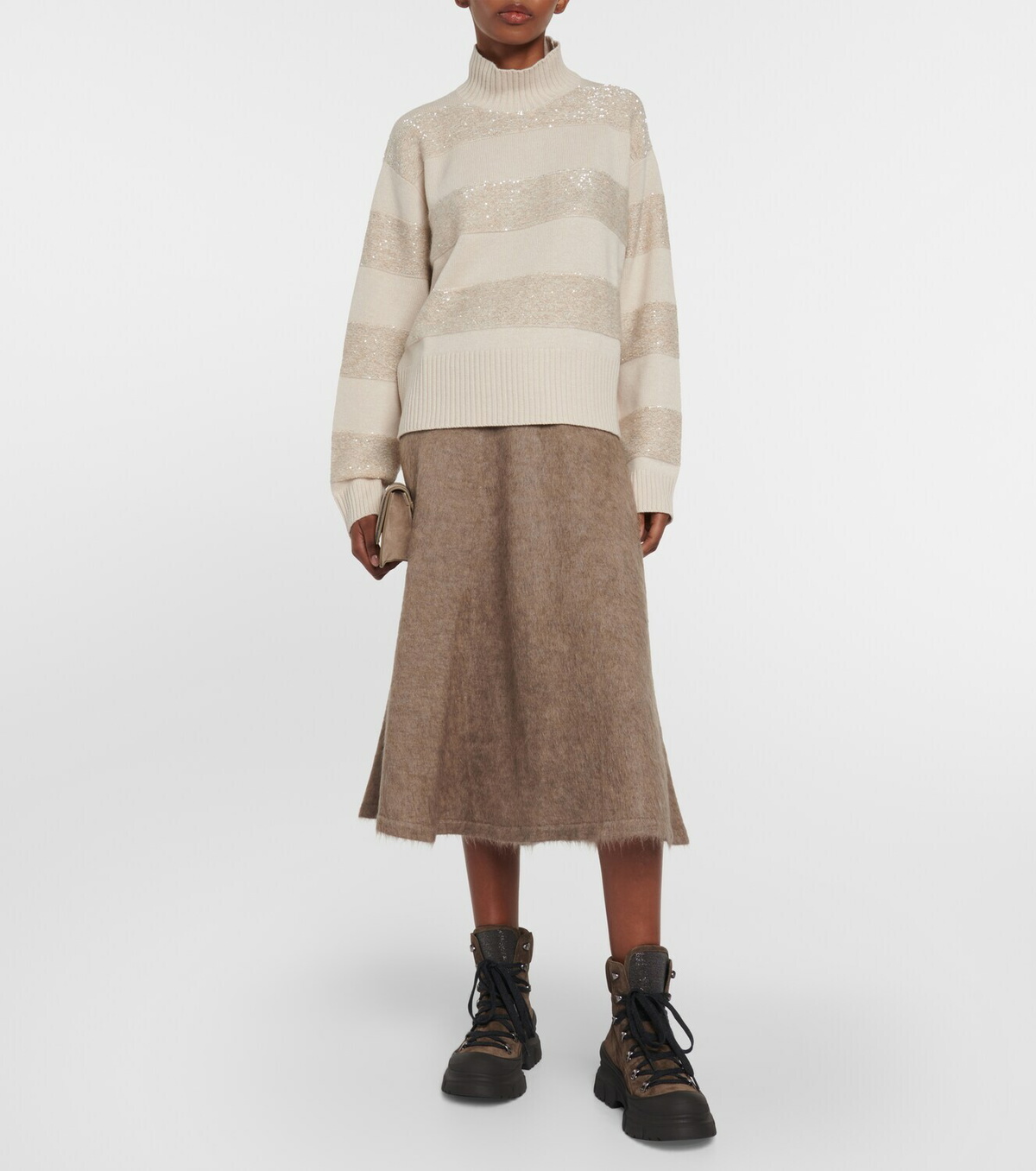Brunello Cucinelli Virgin wool, cashmere, and silk sweater