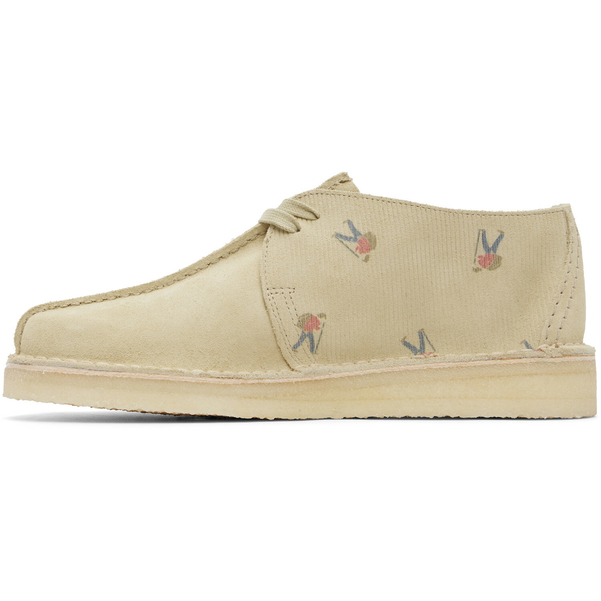 Clarks Originals Beige Desert Trek Derbys