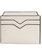 Valextra - Pebble-Grain Leather Cardholder