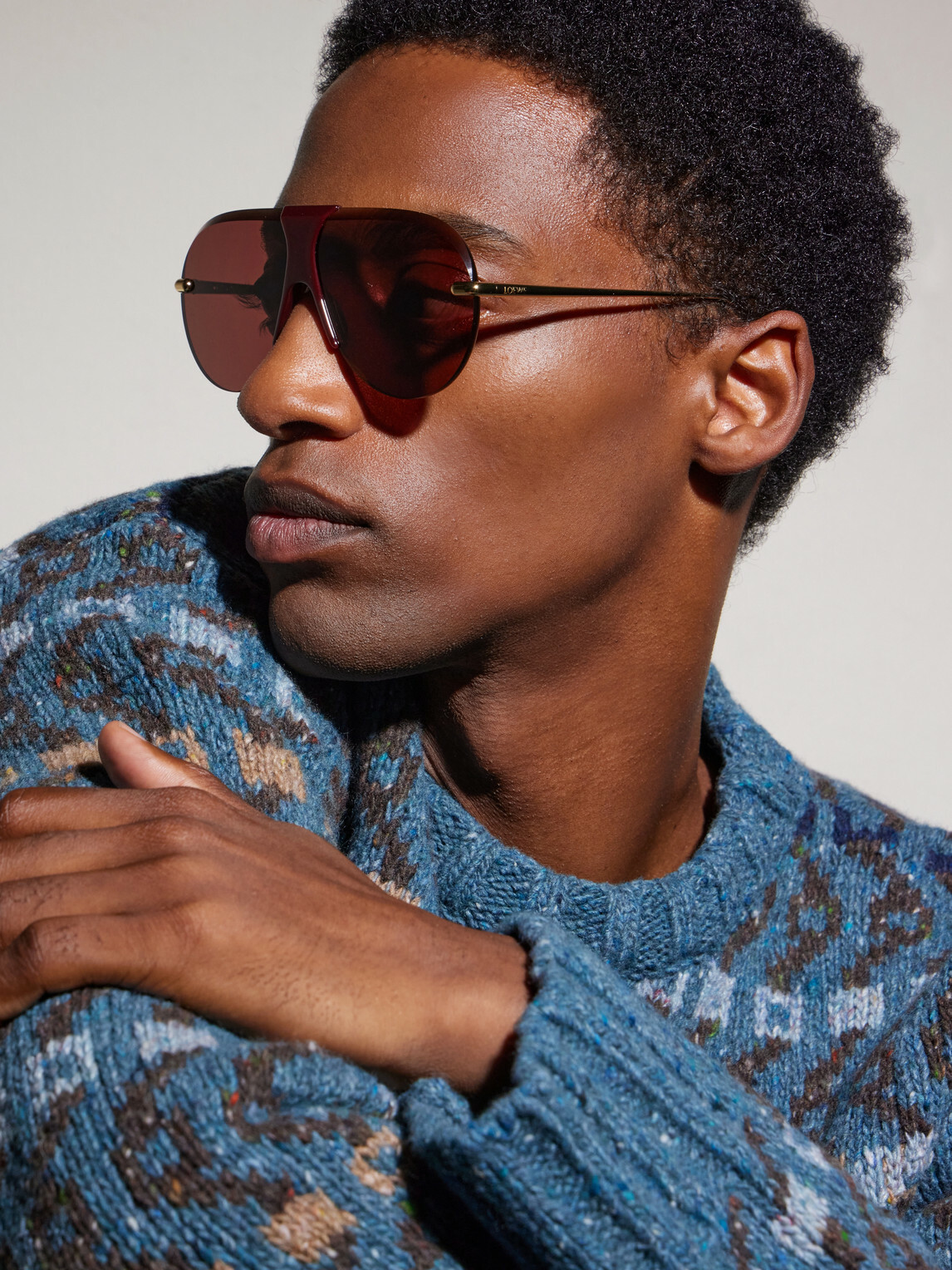 LOEWE - Aviator-style gold-tone and tortoiseshell acetate sunglasses