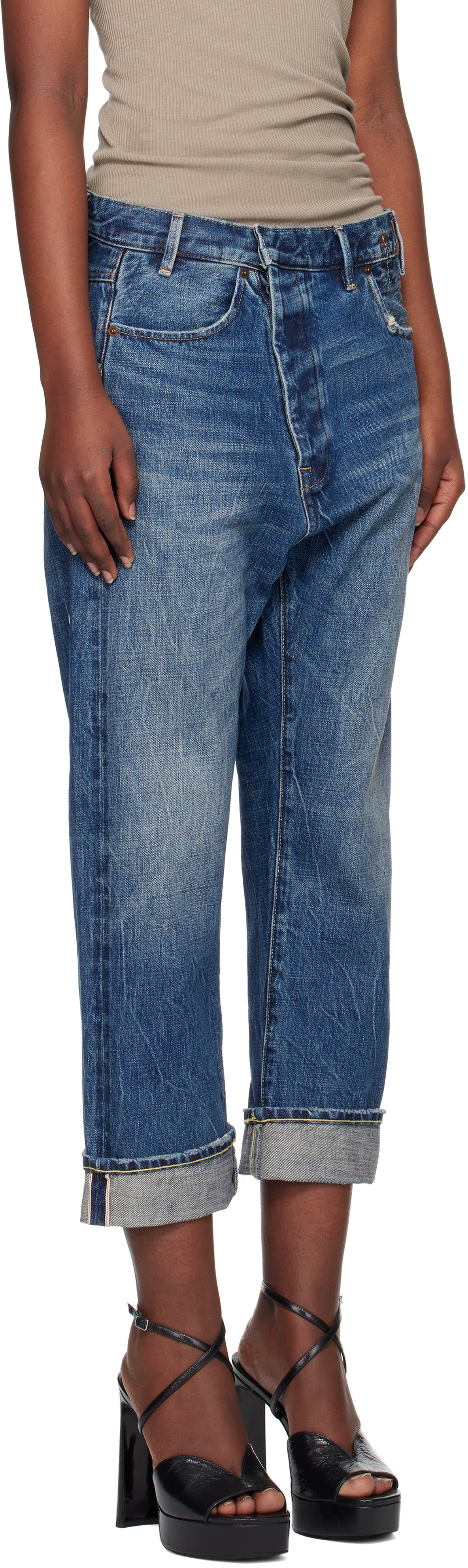 R13 Blue Exene Jeans