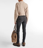 Brunello Cucinelli High-rise skinny jeans