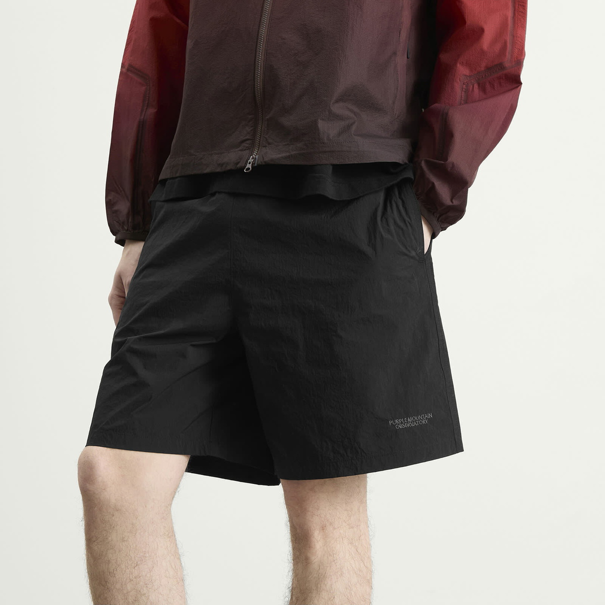 Purple Mountain Observatory Men's Track Short in Black