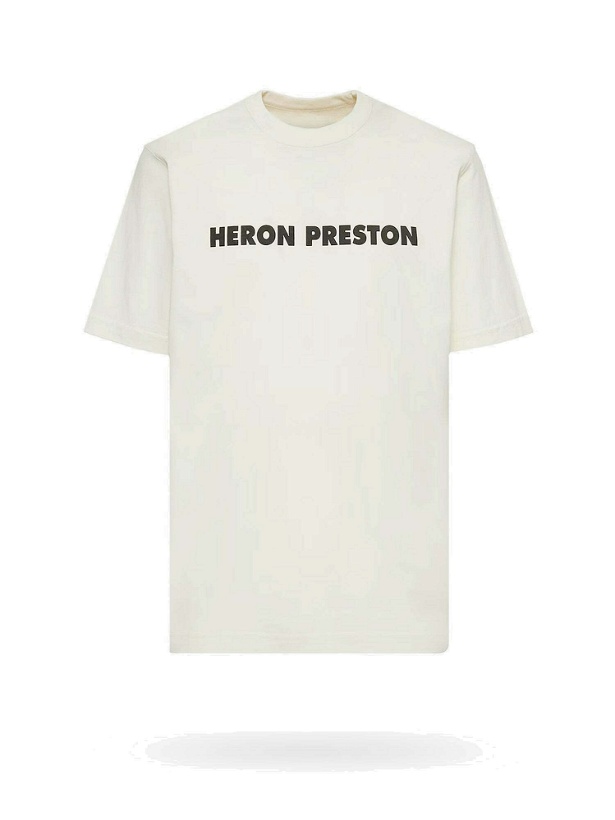 Photo: Heron Preston   T Shirt Beige   Mens