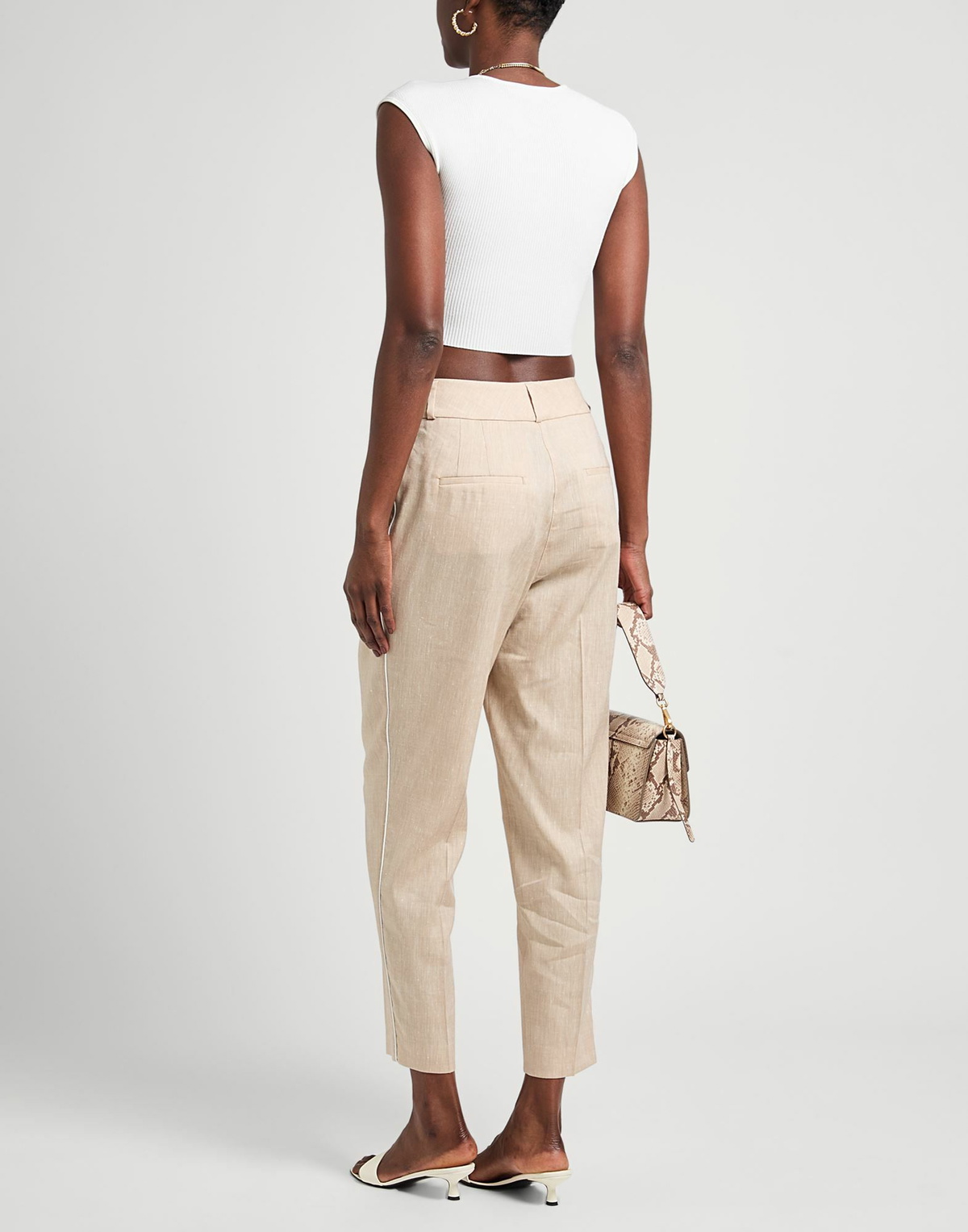 Peserico Womens Pants Sand