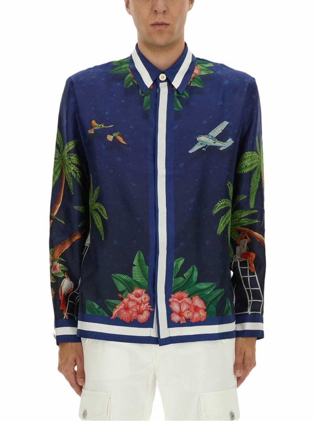 Photo: Casablanca surf Club Midnight Print Shirt