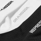 Represent Men's Team 247 Sock in White/Black 