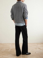 UMIT BENAN - Francis Cashmere Polo Sweater - Gray