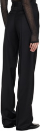 Ann Demeulemeester Black Vanja Asymmetric Trousers