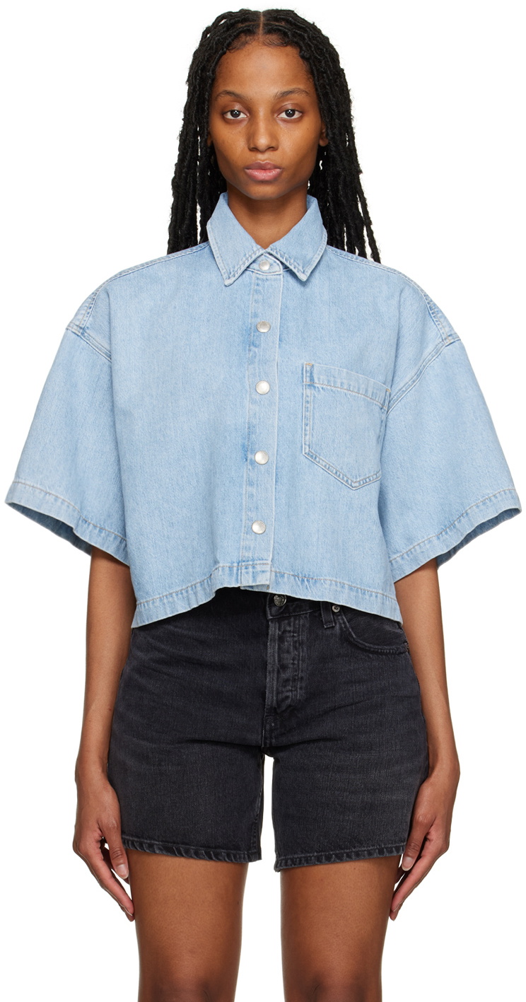 AGOLDE Blue Rona Box Denim Shirt