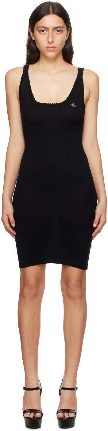 vivienne westwood black mini dress Vivienne Westwood Red Label Black Crepe Dress  Amarcord Vintage Fashion