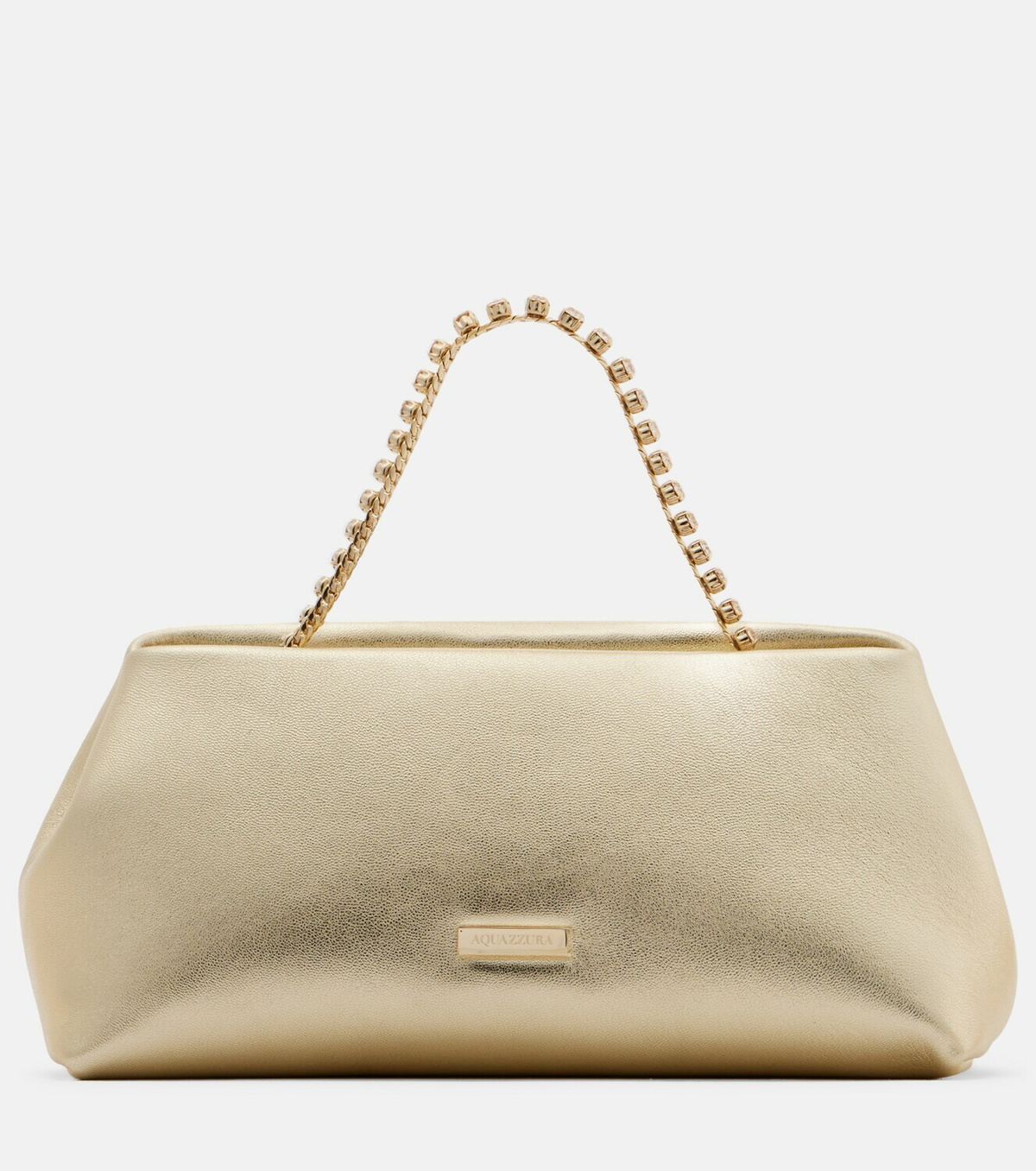Aquazzura Temptation Mini leather top-handle bag