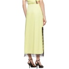 3.1 Phillip Lim Yellow Lace Inlay Skirt