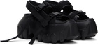 Rick Owens Black Hollywood Mega Tractor Heeled Sandals