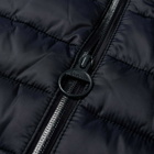 Barbour Men's International Ouston Hooded Quilt Jacket in Navy