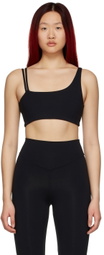 Live the Process Black Crescent Bra