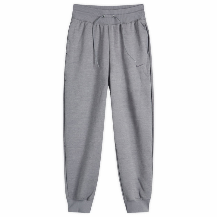 Photo: Nike Women's Therma-FIT One High-Waisted 7/8 Joggers in Carbon Heather