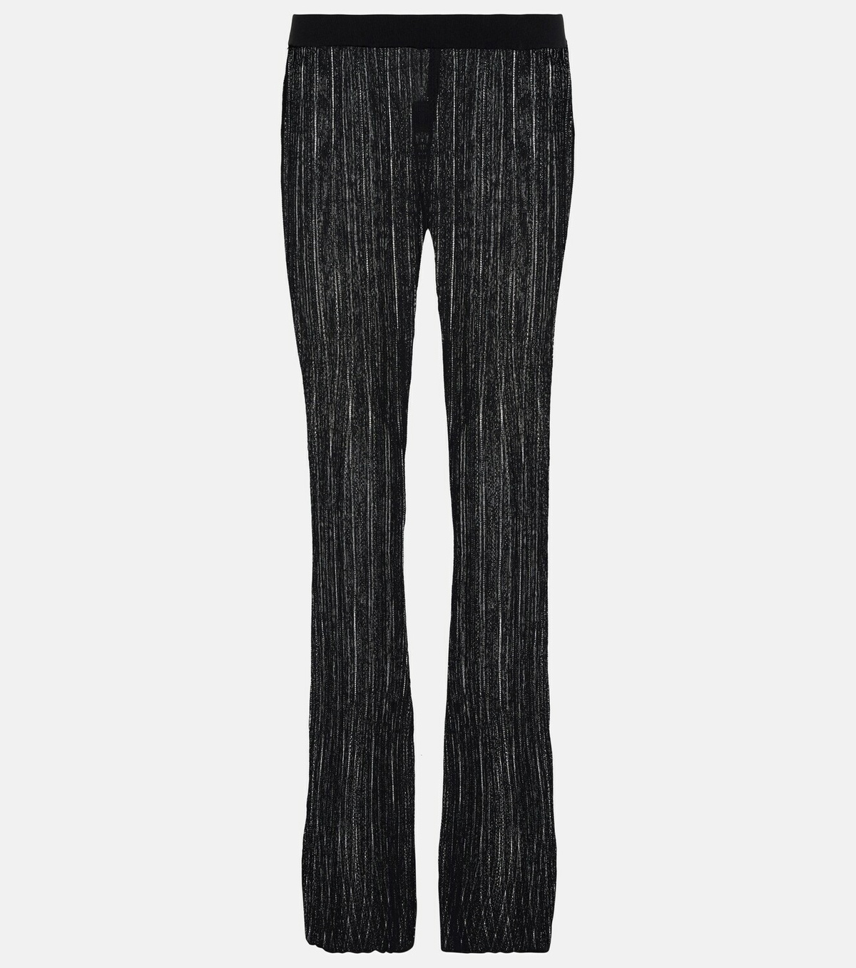 Petar Petrov Giulio rIbbed-knit flared pants