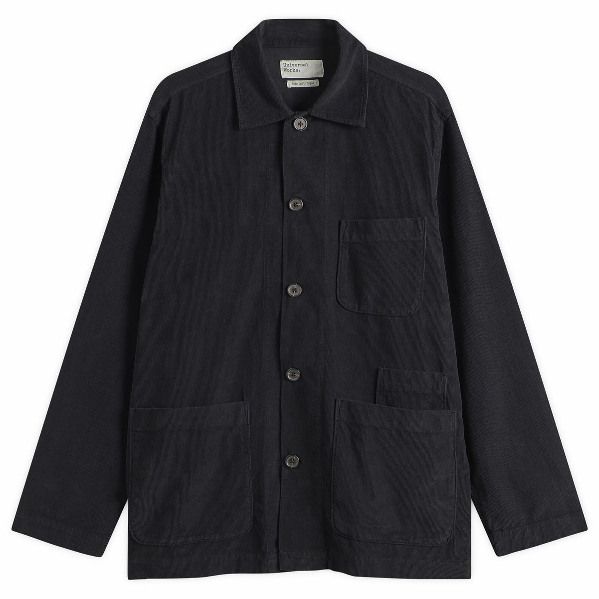 Universal Works Men's Kyo Cotton Cabin Jacket in Navy Universal Works