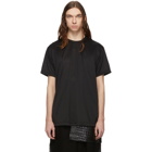 Comme des Garcons Homme Plus Black Jersey Foil Print C T-Shirt