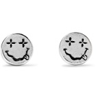 MAPLE - Nevermind Engraved Sterling Silver Earrings - Silver