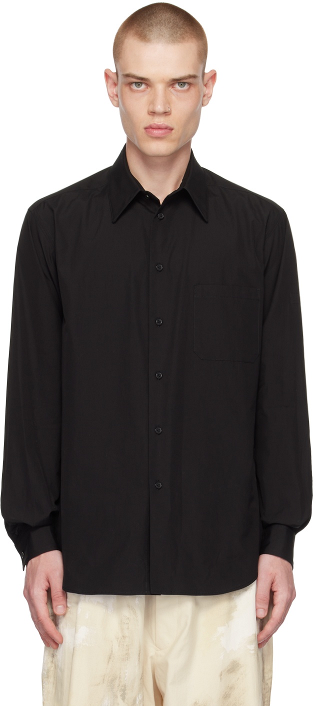 Yohji Yamamoto Black Suit Broad Shirt Yohji Yamamoto
