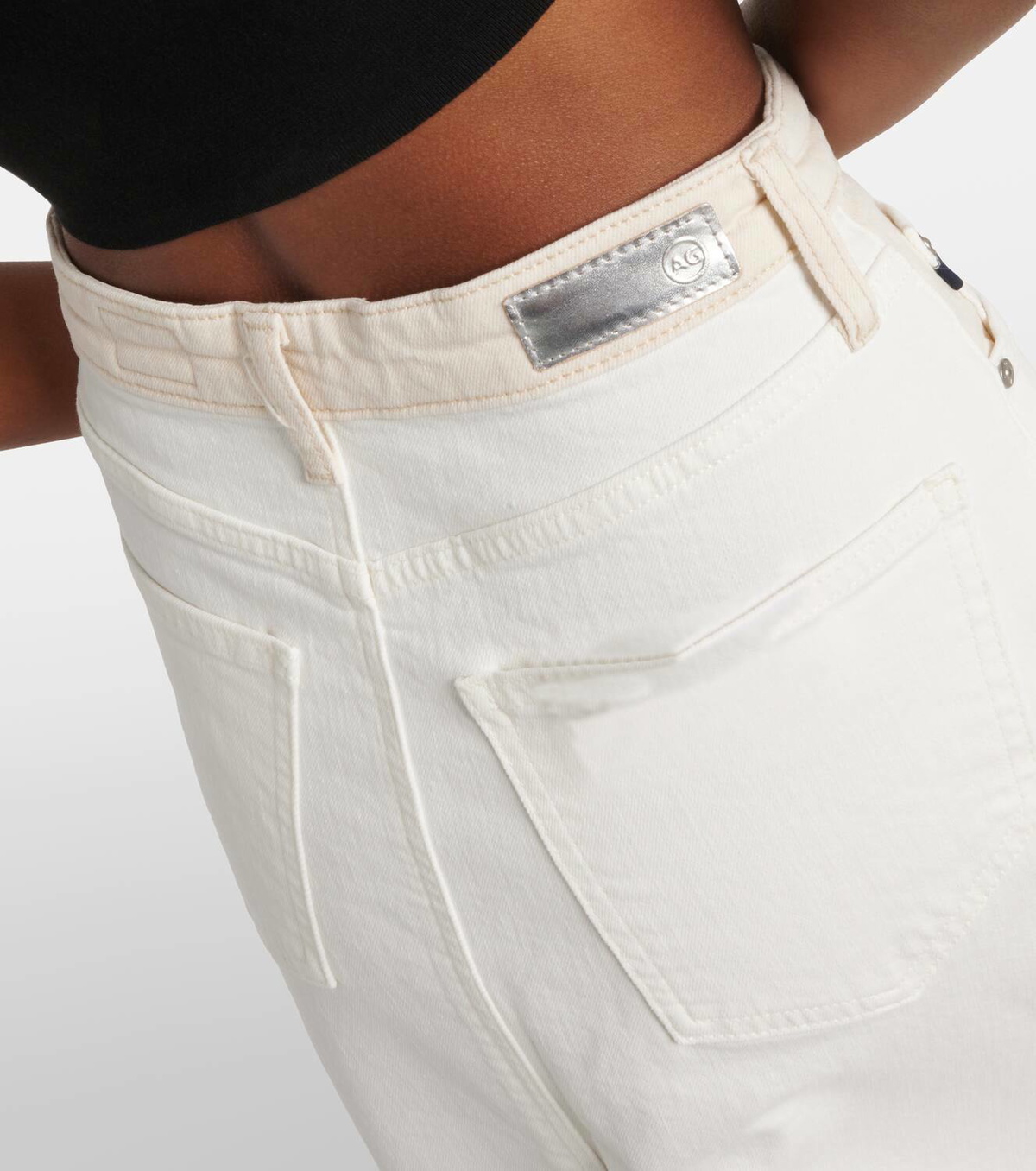 AG Jeans Denim maxi skirt